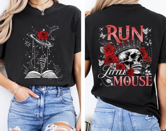 Camiseta "Corre, ratoncito", Haunting Adeline, regalo para amantes del romance oscuro, libro oscuro picante, booktoker