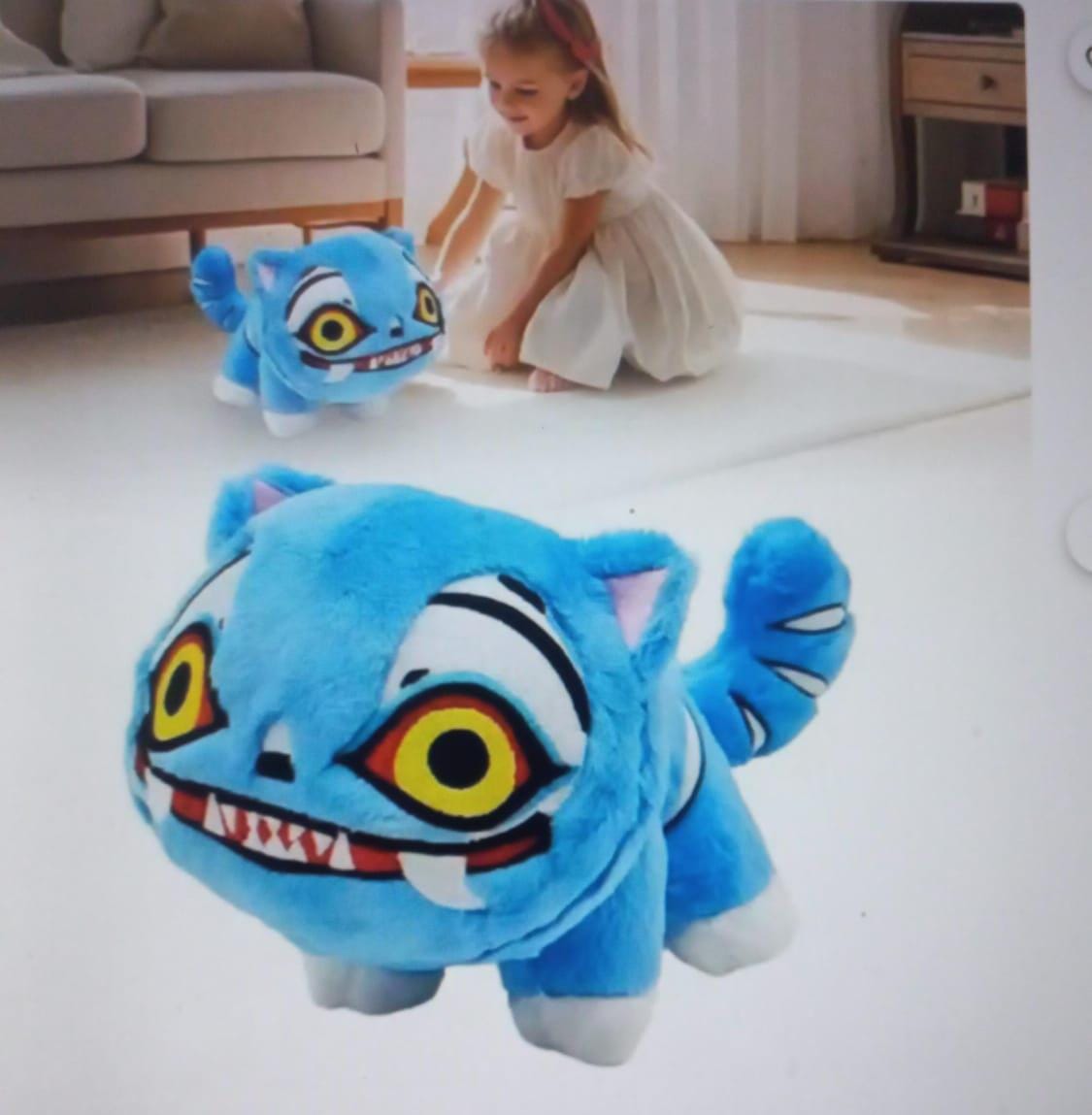 Peluche Tigre Kpop Bleu Adorable - Peluche Dem0n Hun-ters, Jouet Doux Pour Fans De K-Pop, Cadeau Mignon Enfant Et Collectionneur