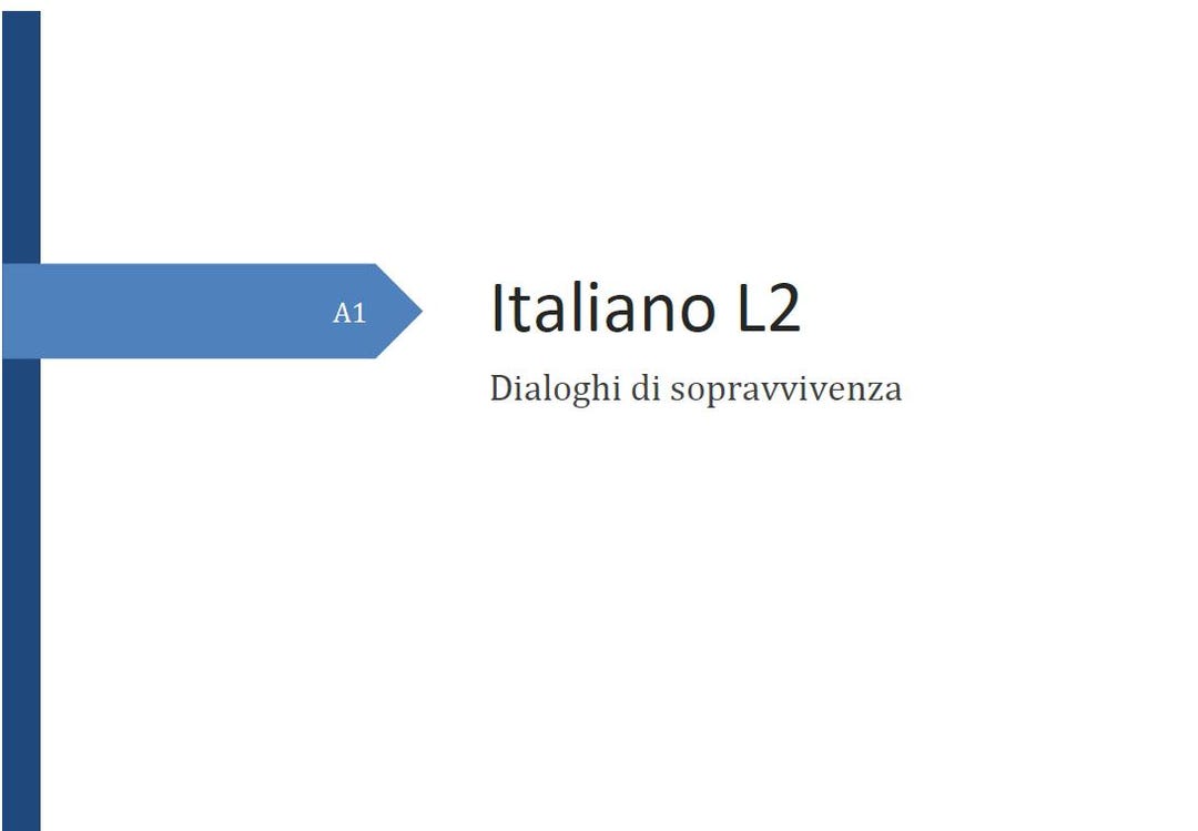 Italian A1 – at the Train Station | Italian for Beginners PDF | True ...