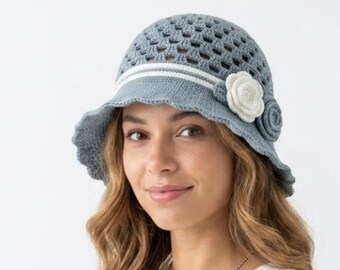 Crochet Sun Hat Pattern PDF | Easy Beginner Bucket Hat | Summer Beach Hat | Instant Digital Download | US Terms | Cotton Yarn Project