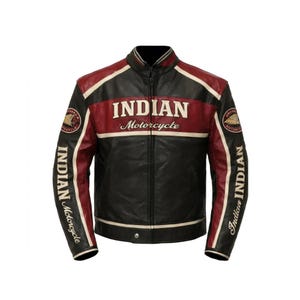 Indian Motorcycle Vintage Leather Jacket - Etsy