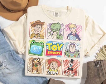 Retro Toy Story 5 You've Got a Friend in Me Shirt, Woody Buzz Jessie Rex Lilypad Smarty Pants Tee, Disneyland Family Matching Trip 2026