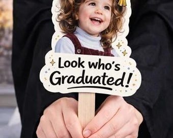 Class of 2026 Graduation Celebration Photo Fan,Personalized Graduated Photo Fan, Personalized Graduation Fan,Custom Childhood Photo Handheld