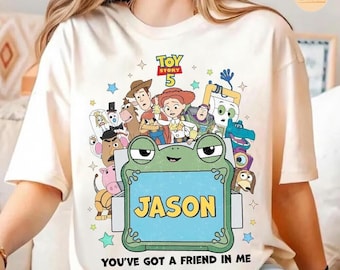 Custom Toy Story 5 Movie Shirt, Lilypad Buzz Lightyear Woody Jessie Toy Story Land You've Got a Friend In Me, Disneyland Group Shirt
