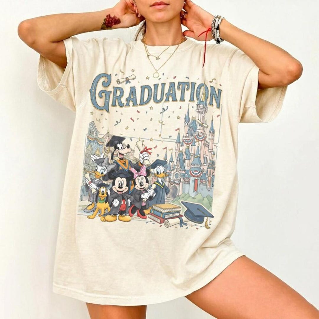 Retro Disneyland Mickey & Friends Graduate From the Tassel to the ...