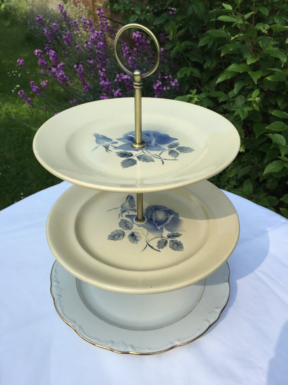 Serviteur - Présentoir à Gâteaux Stand Cake 3 Tier Vintage Stand Cake