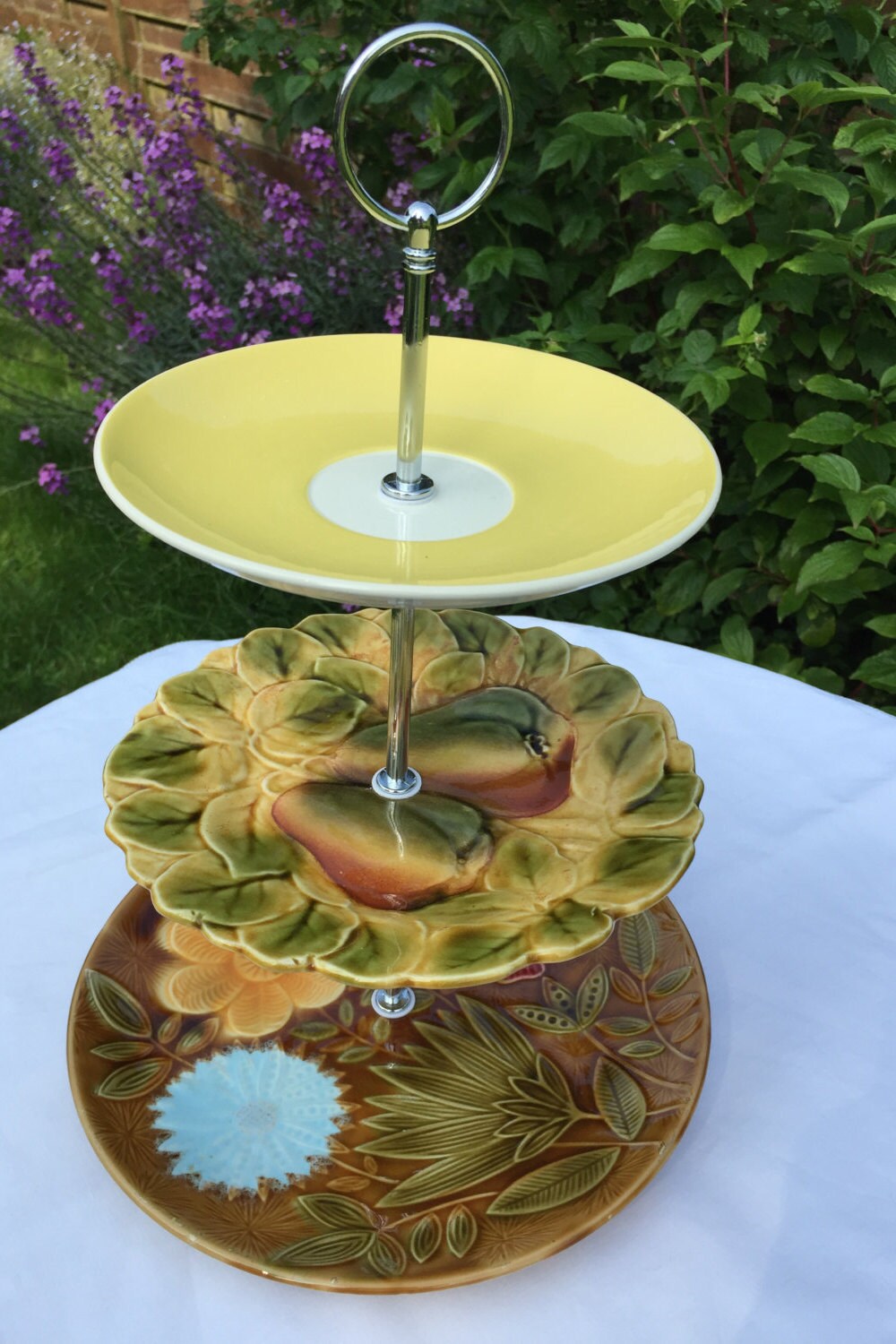 Serviteur - Présentoir à Gâteaux Stand Cake 3 Tier Vintage Stand Cake