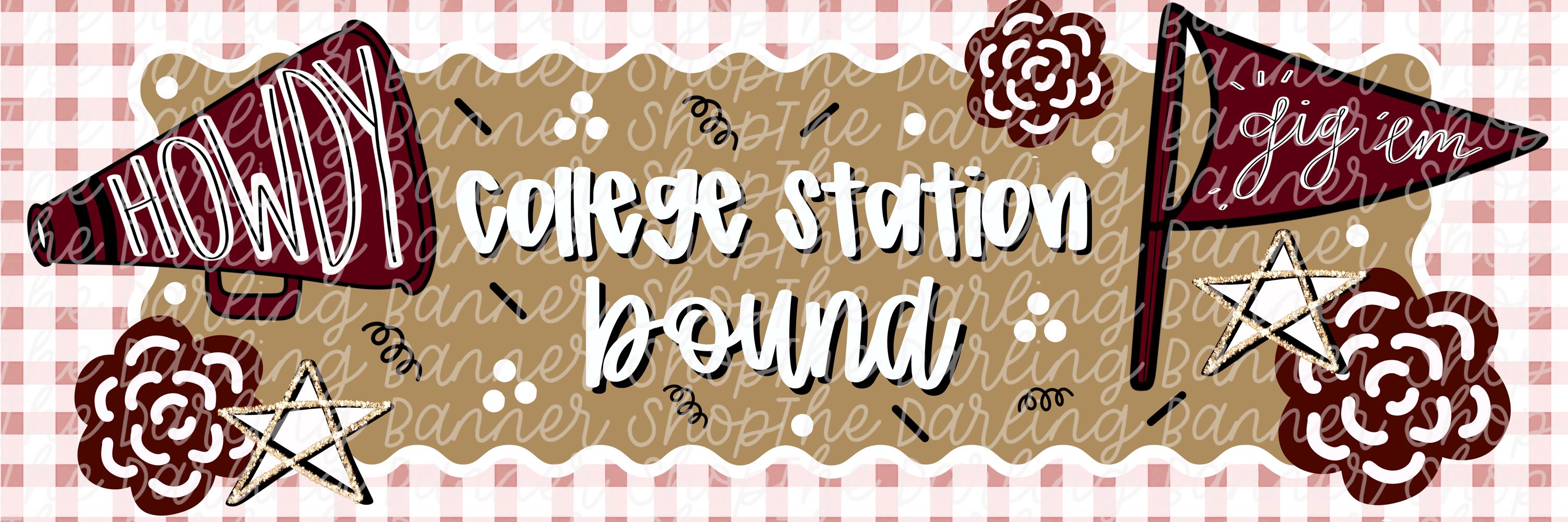 Send Off Program Banner College Send off Banner Template 2x6 Print at Walgreens, Aggieland ...