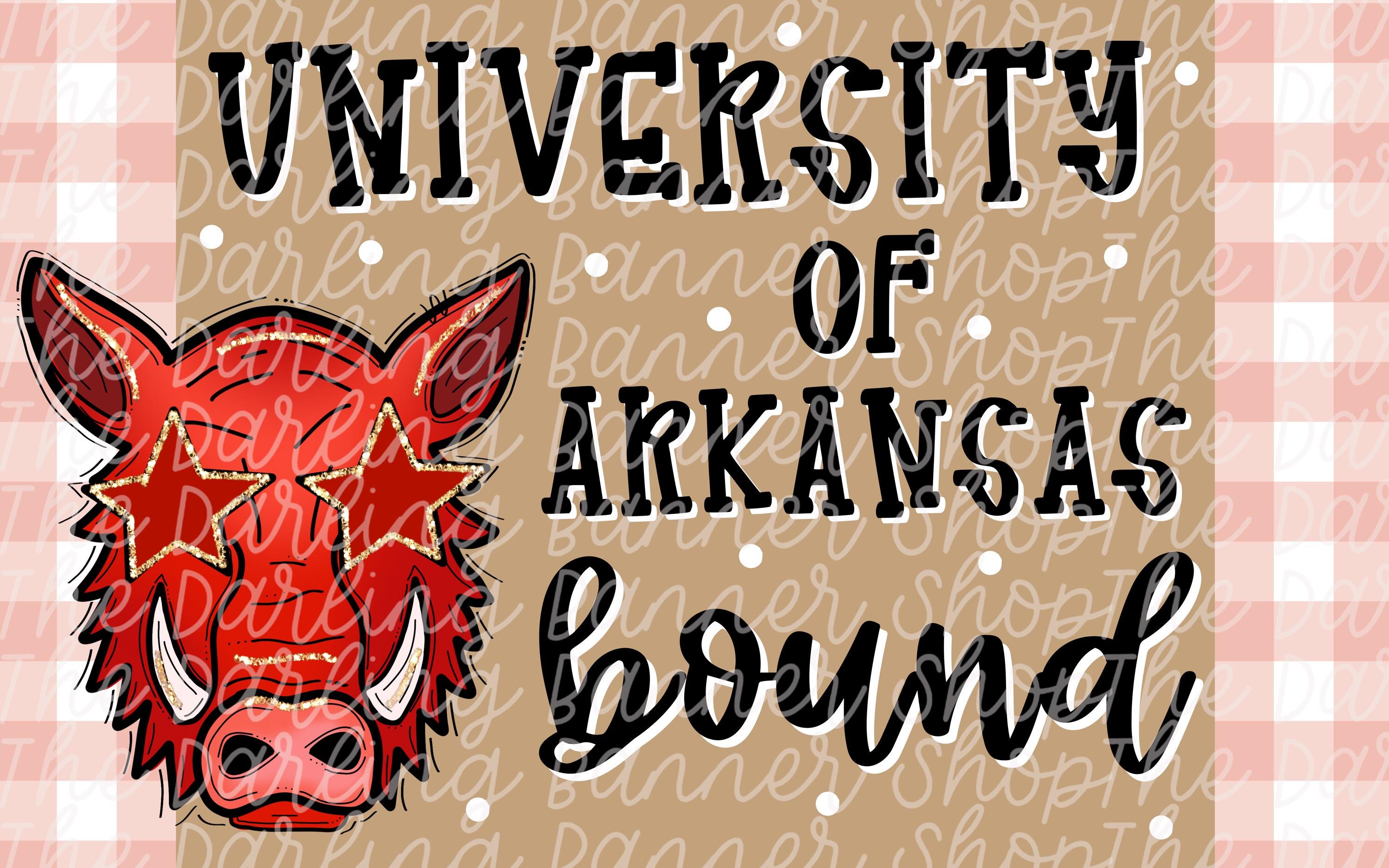 Arkansas Graduation Banner Mockup Template | College Send Off, Canva ...