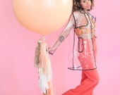 Peach Bellini Tassel Garland (Peach and Champagne), OR Garland + Balloon, OR Mini (Free Shipping)