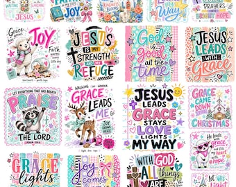 50+ Christian Christmas PNG Mega Bundle | Faith Scripture PNG | Religious Christmas Clipart | Jesus Nativity Sublimation | Digital Download