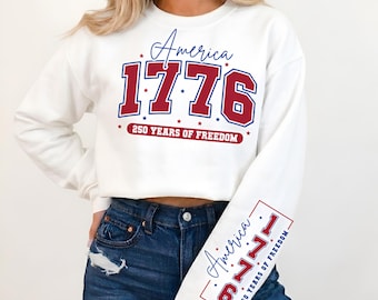 America 1776 SVG, 250 Years of Freedom, Statue of Liberty Design, Patriotic SVG, 4th of July Shirt Cut File, Digital Download