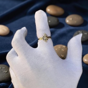 Witch's Knot Ring 925 Sterling Silver Magic Celtic Protection Occult Amulet Witch Charm Spiritual