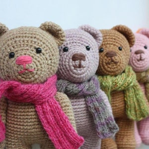 Amigurumi Bear Toy PATTERN Crochet PDF Tutorial Instant Download, In English, Printable image 1