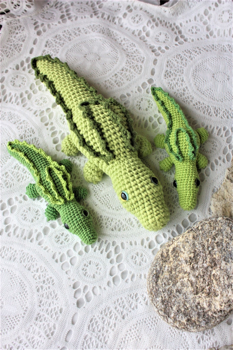 Crocodile Toy Crochet PATTERN Amigurumi Crochet Pattern Printable PDF Tutorial Instant Download In English, Printable image 5