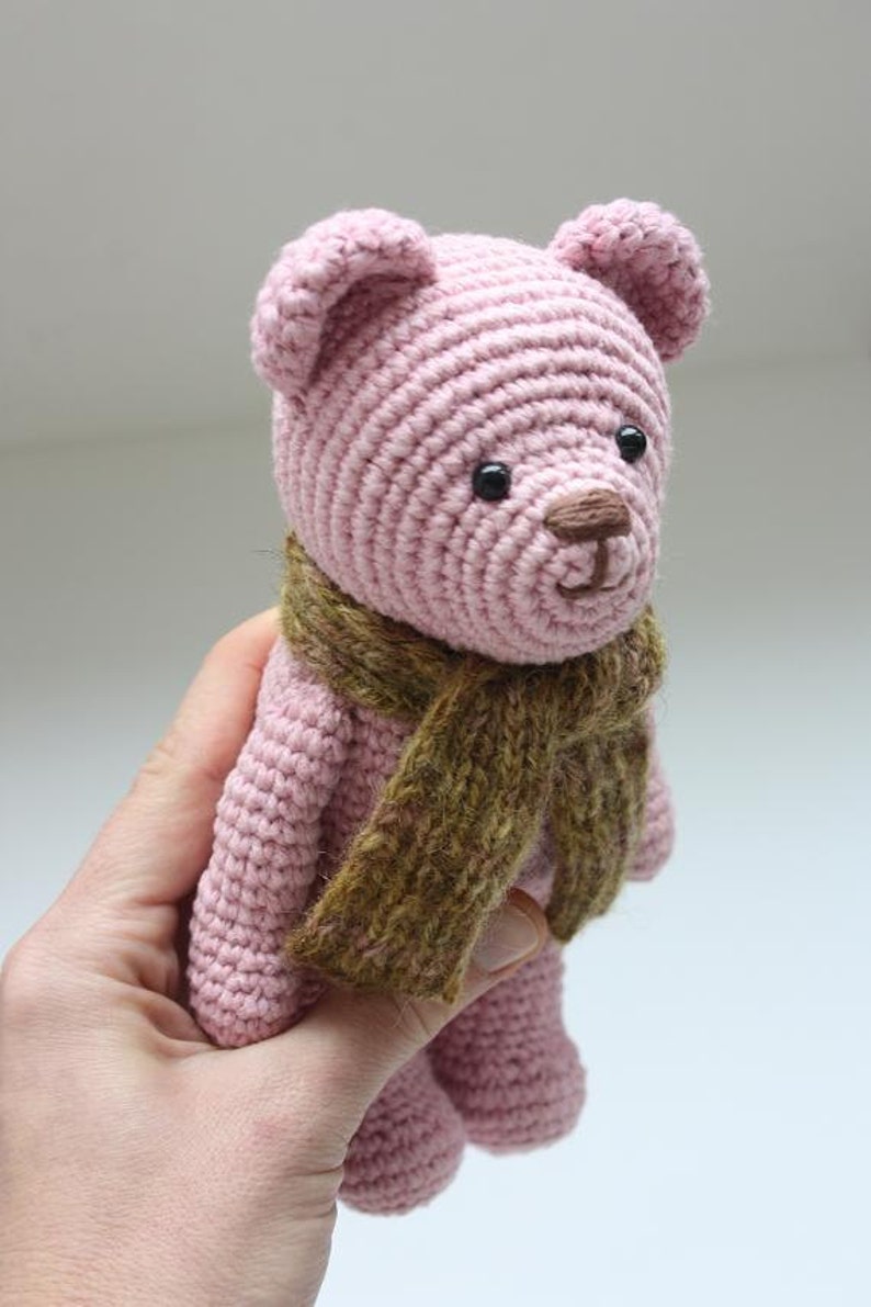 Amigurumi Bear Toy PATTERN Crochet PDF Tutorial Instant Download, In English, Printable image 4