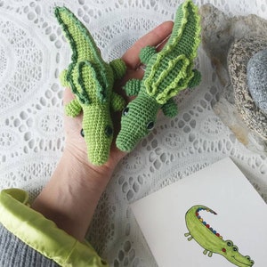 Crocodile Toy Crochet PATTERN Amigurumi Crochet Pattern Printable PDF Tutorial Instant Download In English, Printable image 6