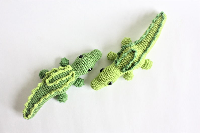 Crocodile Toy Crochet PATTERN Amigurumi Crochet Pattern Printable PDF Tutorial Instant Download In English, Printable image 3