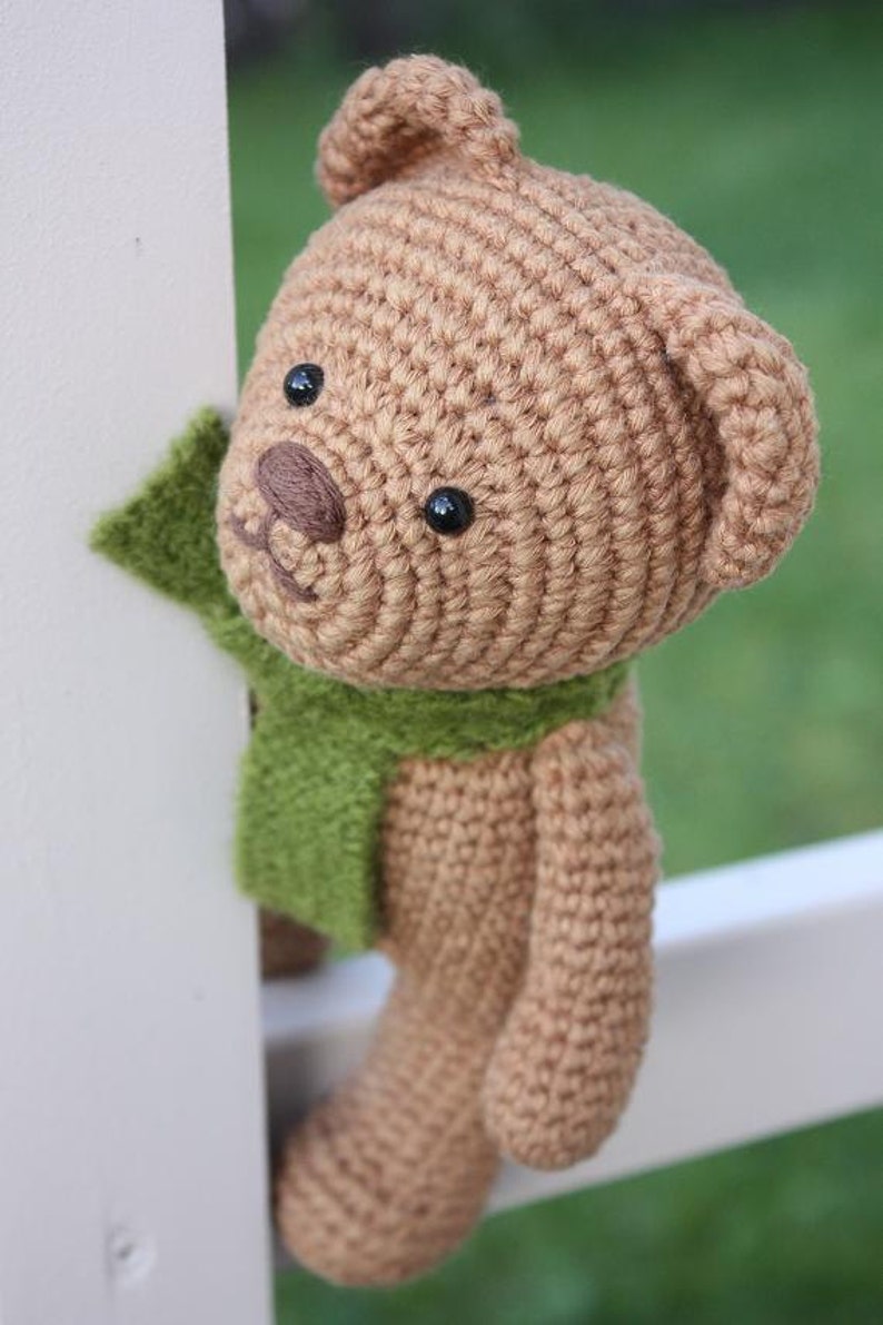 Amigurumi Bear Toy PATTERN Crochet PDF Tutorial Instant Download, In English, Printable image 2