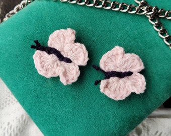 Easy and Quick Butterfly Pattern, Crochet Applique, Beginner Friendly with Video Tutorials, Instant Download, In English