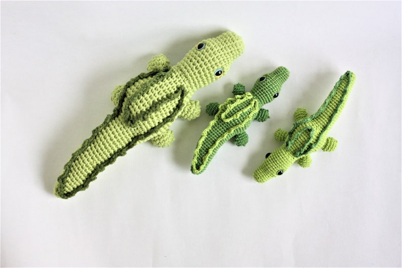 Crocodile Toy Crochet PATTERN Amigurumi Crochet Pattern Printable PDF Tutorial Instant Download In English, Printable image 2