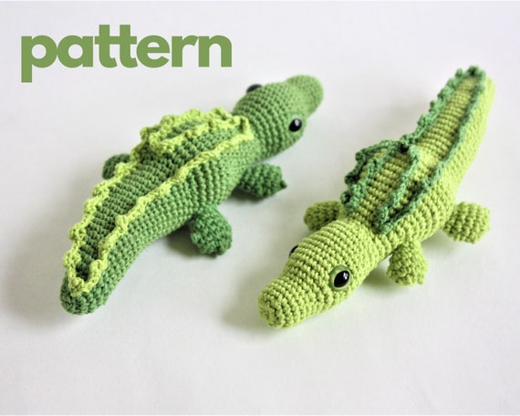 Crocodile Crochet Pattern Amigurumi Crochet Pattern Etsy