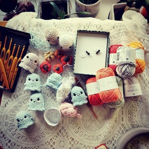 PATTERN: Cute Halloween Ghost Crochet Amigurumi PDF Tutorial image 7