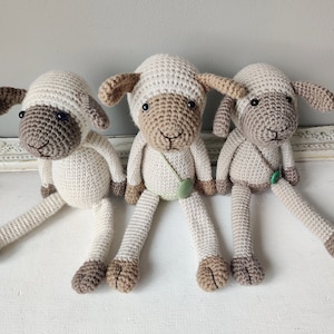 Crochet PATTERN Sheep Toy Amigurumi Lamb Tutorial Instant Download in English US Crochet terms image 3