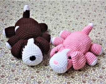 Crochet Amigurumi Dog Toy Pattern/Tutorial, PDF Printable, Instant Download, in English