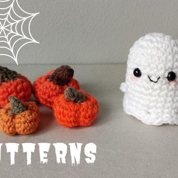 Crochet Halloween Patterns, Adorable Decor Ideas, Ghost, Bunting, Pumpkin DIY, PDF Pattern, In English, Instant Download, Videos included