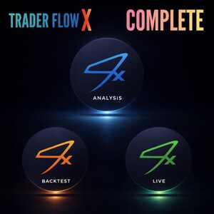 Trader Flow X – Complete Trading Prompt Bundle | Backtesting, Analysis & Live Execution
