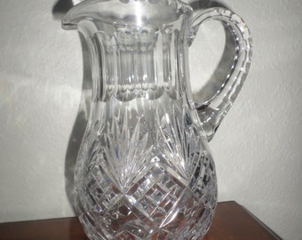 Hand Cut CRYSTAL/BARSKI/PITCHER/European/Like New/Wedding/Housewarming/Birthday Gift