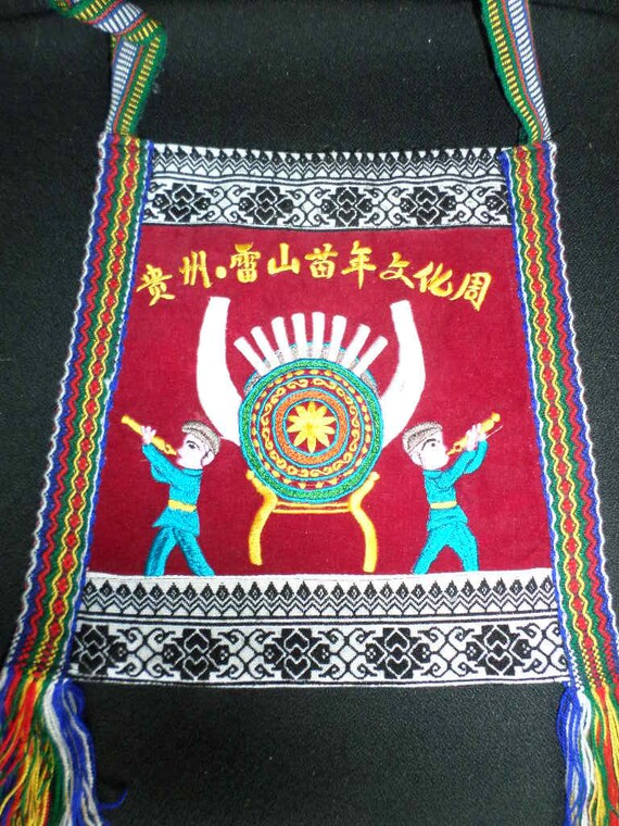 Folk Art SHOULDER BAG//CHINESE Folk Art