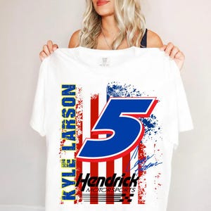 Kyle Larson Nascar Vintage Shirt, Nascar Racing Graphic T-Shirt, Vintage Nascar Comfort Colors Shirt, Nascar Series Fan Apparel