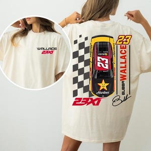 Bubba Wallace Nascar Shirt, Nascar Racing Grafik-T-Shirt, Vintage Nascar Comfort Farben Shirt, Fanbekleidung der Nascar Serie
