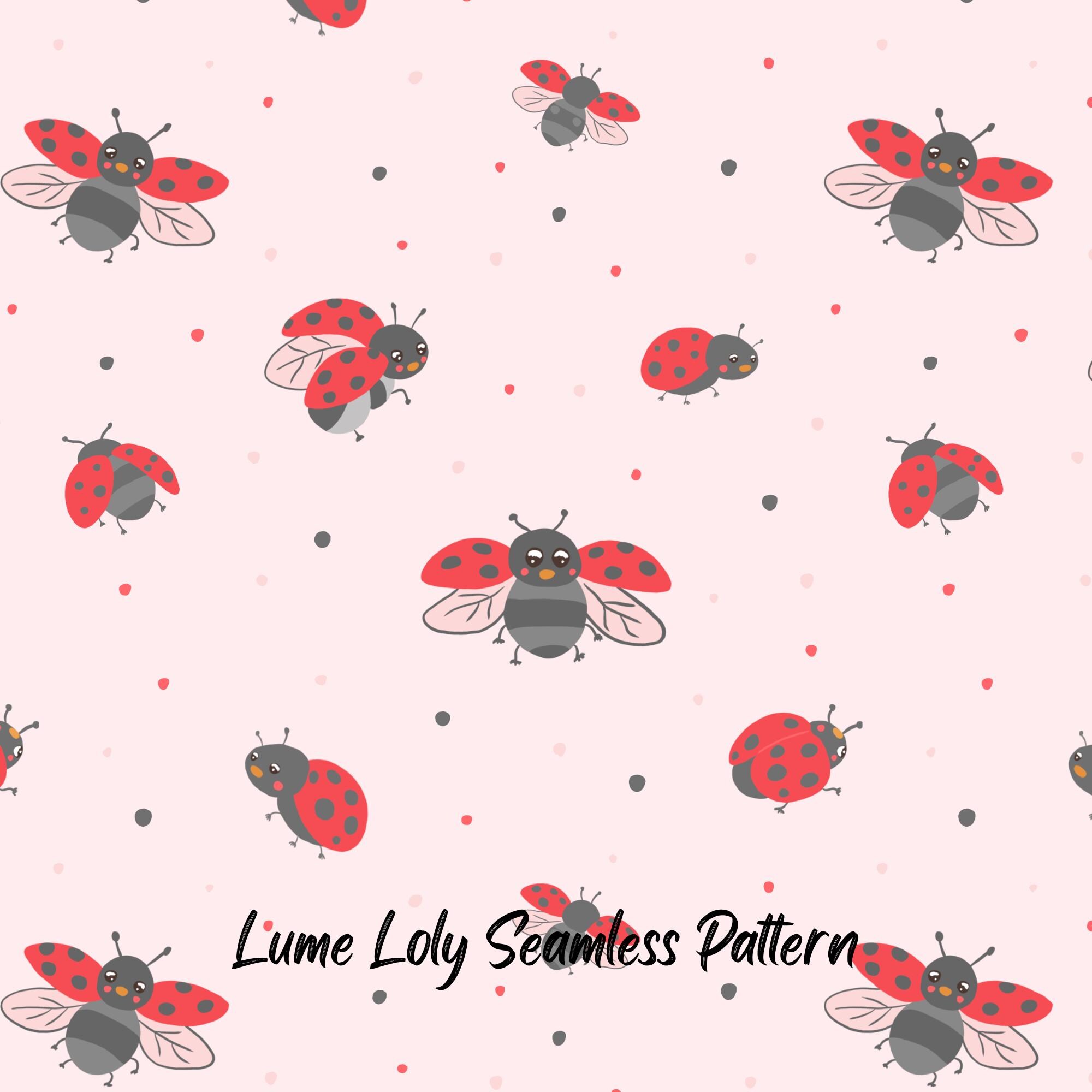 Ladybug Pattern Designs Ladybugs Seamless Pattern, Hand-drawn Kids Bug Design (digital PNG) - Etsy