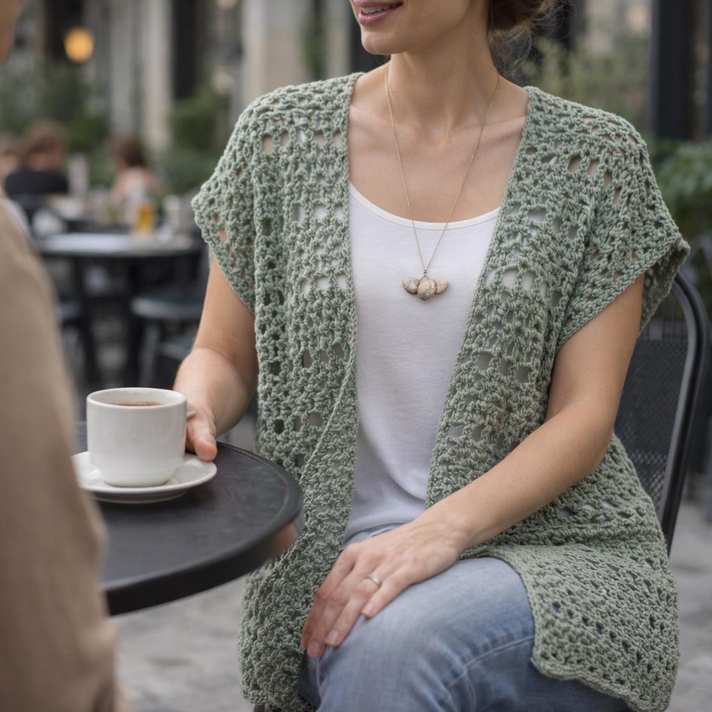 Lightweight Boho Crochet Cardigan Pattern (PDF Download) - Etsy