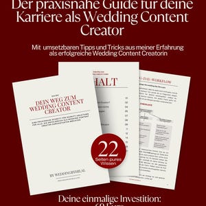 Guide für deine Karriere zum Wedding Content Creator