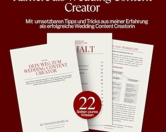 Guide für deine Karriere zum Wedding Content Creator