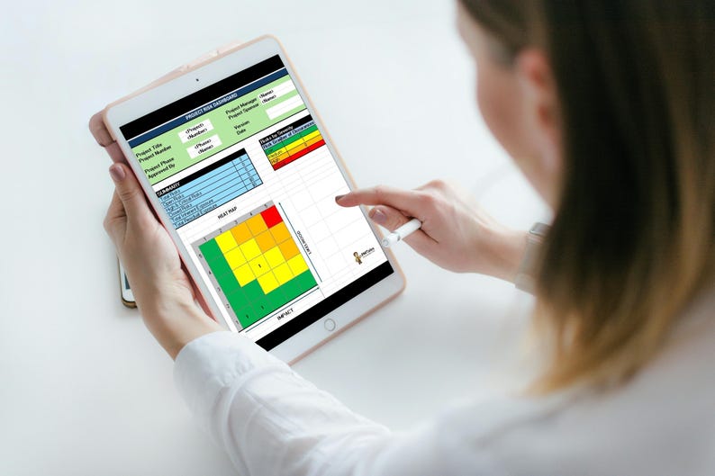 Colour Coded Risk Register Risk Register Template for Project Managers (excel) — Professional Risk ...