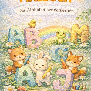 MALBUCH – El alfabeto kennenlernen