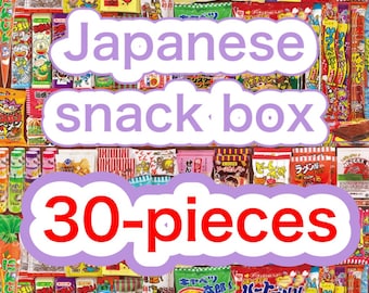 Japansk snacksmysterielåda – 30-delars sortiment från Japan