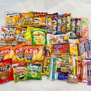 Japansk snacksmysterielåda – 40-delars sortiment från Japan bild 2