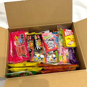 Japansk snacksmysterielåda – 40-delars sortiment från Japan bild 3