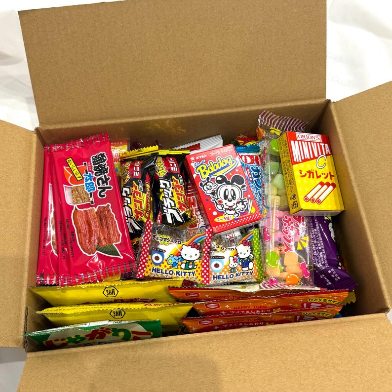 Japansk snacksmysterielåda – 40-delars sortiment från Japan bild 3