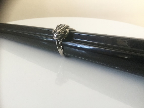 Ring,Silver Frog Ring,Frog Ring,Vintage Silver Fro