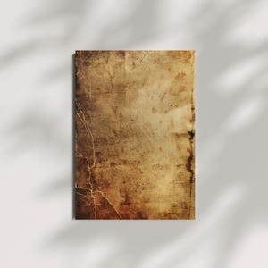 Puede incluir: Un trozo rectangular de papel de pergamino envejecido con escritura manuscrita y n&uacute;meros. El papel tiene un tono sepia con grietas y desgaste visibles, lo que sugiere edad e importancia hist&oacute;rica. El fondo es una superficie blanca.