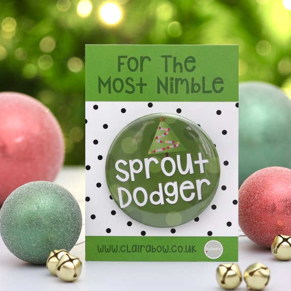 Sprout Dodger Christmas Badge