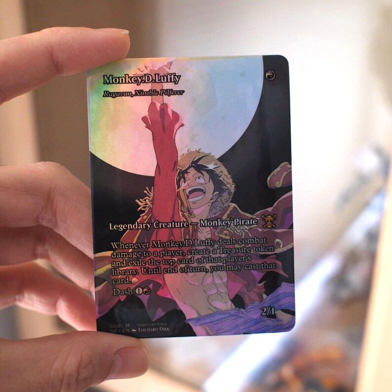Monke Ragavan One Piece Magic the Gathering - Monkey D Luffy Ragavan Proxy Card - Etsy