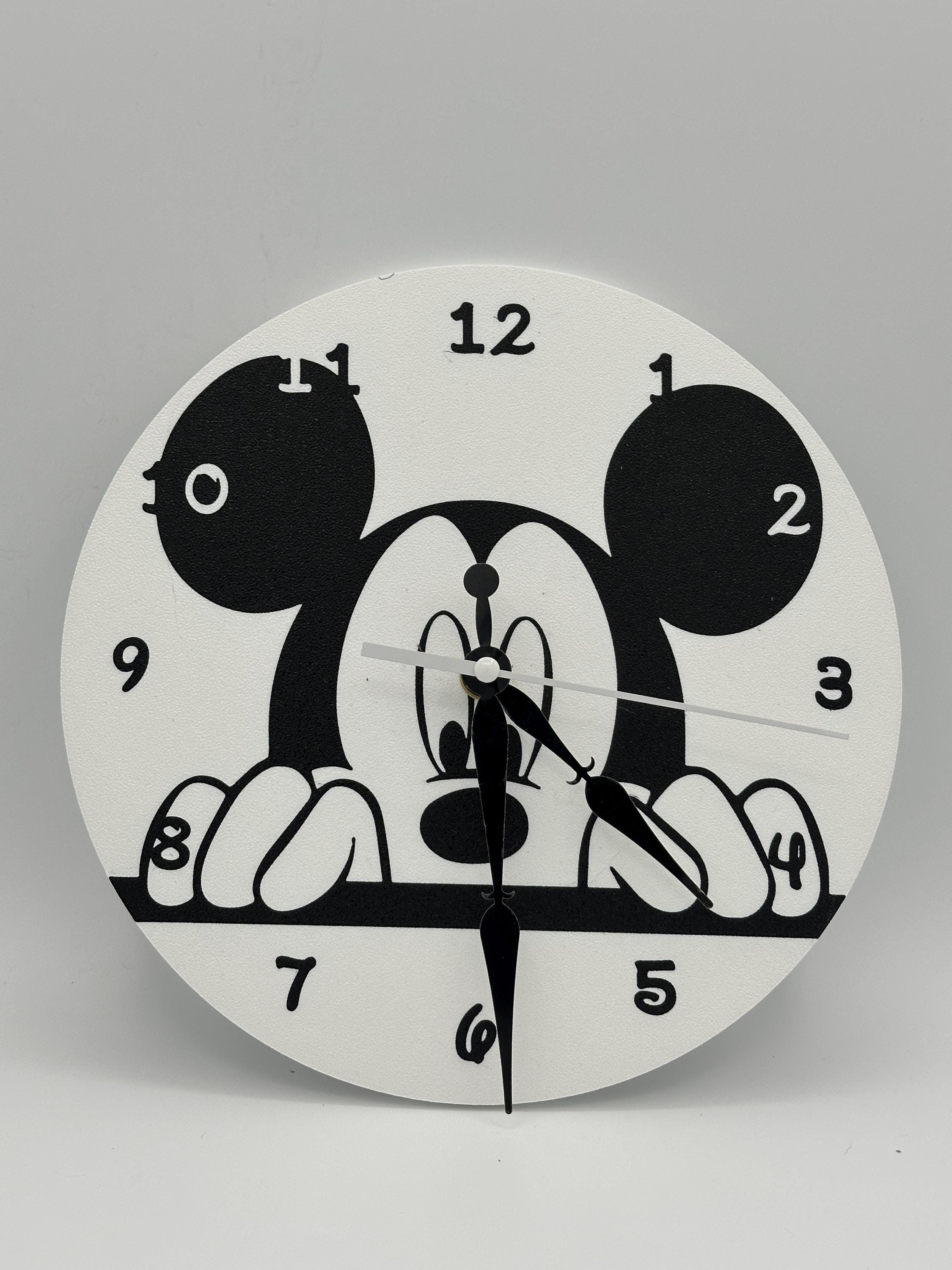Mickey Mouse Peek-a-boo Clock. - Etsy